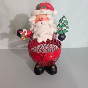 See's Candy Santa Little Pop Novelty Trinket Holder